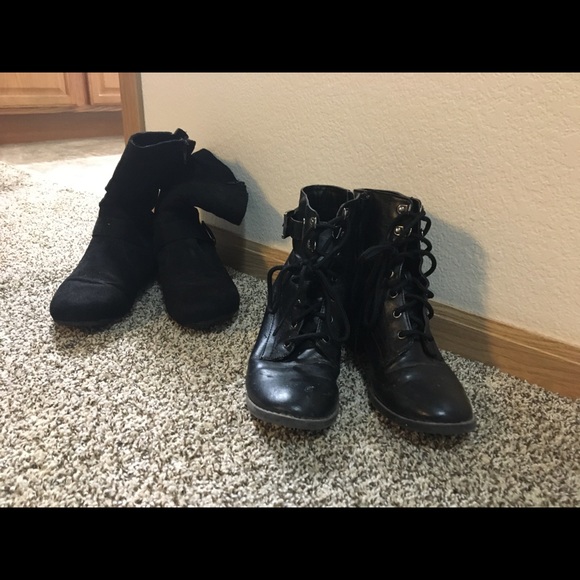 ** Bundle of Black Booties! ~ Size 7 ** - Picture 5 of 11